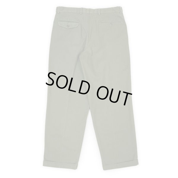 画像2: 90's DOCKERS 2タック チノトラウザー “OLIVE / W33 L30” (2)