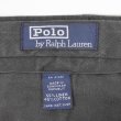 画像3: 90's Polo Ralph Lauren 2タック コットンリネントラウザー "BLACK" (3)