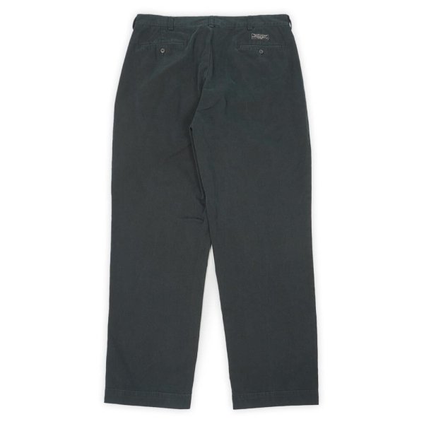 画像2: 90's Polo Ralph Lauren 2タック チノトラウザー "ANDREW PANT / BLACK / W36 L32" (2)