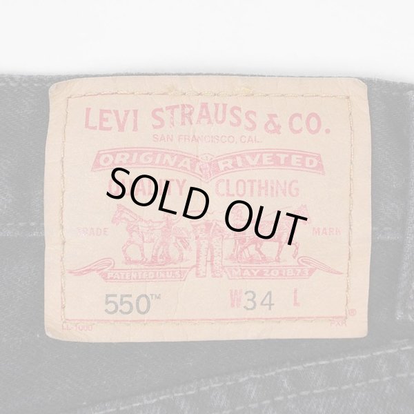 画像3: 00's Levi's 550 ブラックデニムショーツ “W34” (3)