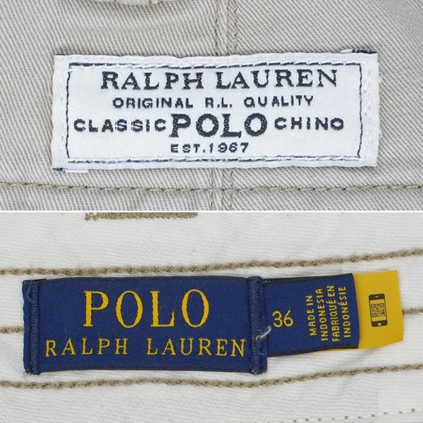 画像3: 00's Polo Ralph Lauren チノカーゴショーツ "W36 / BEIGE" (3)