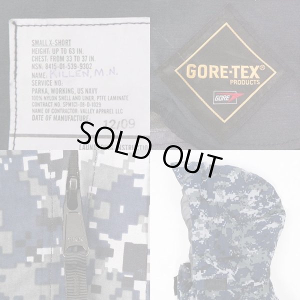 画像3: 08's US.NAVY NWU GORE-TEX PARKA "SMALL-X SHORT" (3)