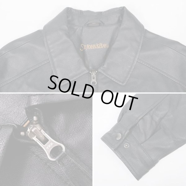 画像4: 00's ST. JOHN’S BAY レザージャケット (4)