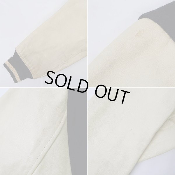 画像6: 60's Whiting レザー切り替え スタジャン (6)