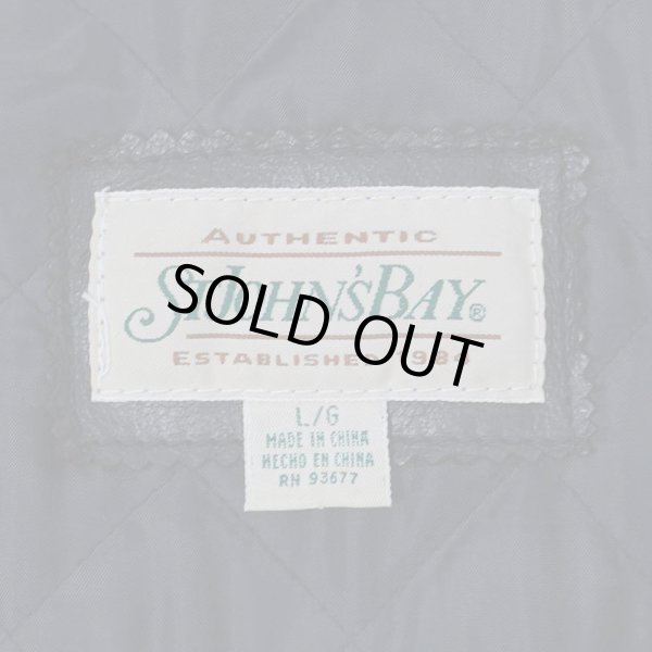 画像3: 90's ST. JOHN’S BAY レザースポーツジャケット (3)