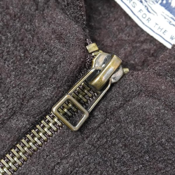 画像3: 90's OLD GAP ハーフジップ フリースパーカー (3)