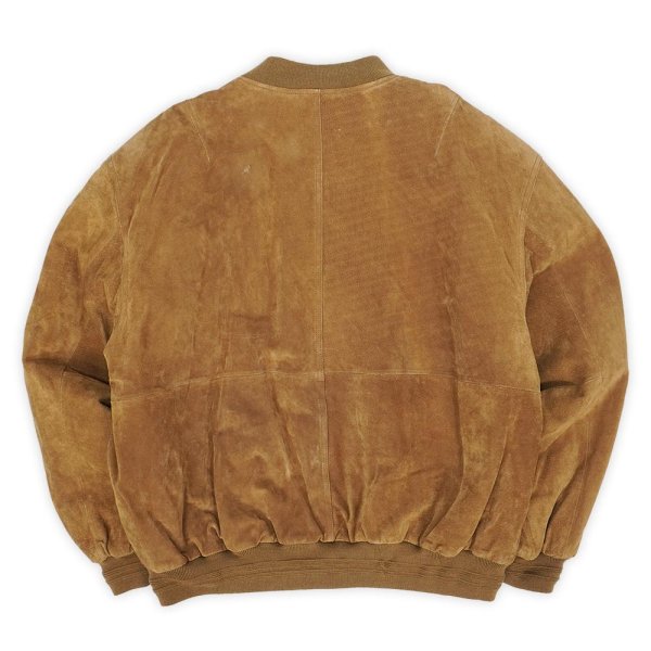 画像2: 90's Outdoor exchange ヌバックレザーブルゾン "DEADSTOCK" (2)