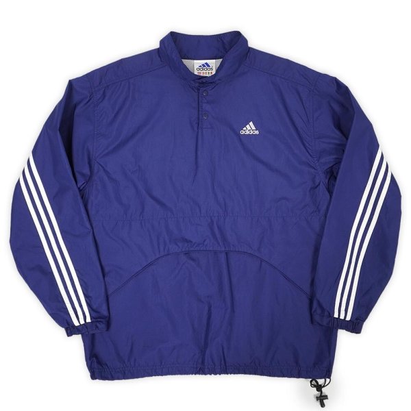 画像1: 90's ADIDAS プルオーバージャケット "万国旗タグ" (1)