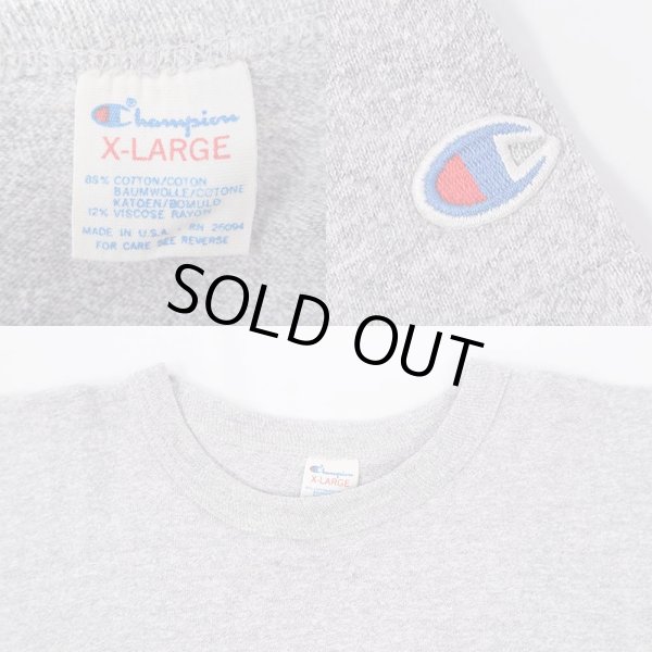 画像3: 80's Champion 88/12 ブランクTシャツ “目無し / MADE IN USA” (3)
