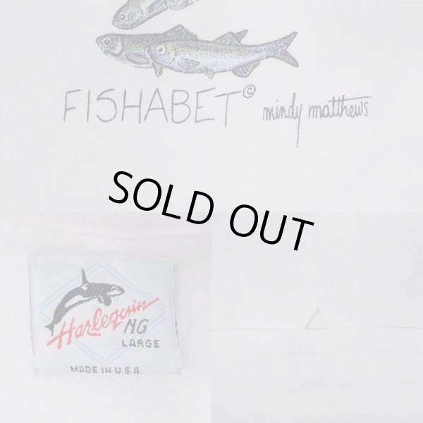 画像3: 90's Mindy Matthews FISHABET プリントTシャツ "MADE IN USA" (3)