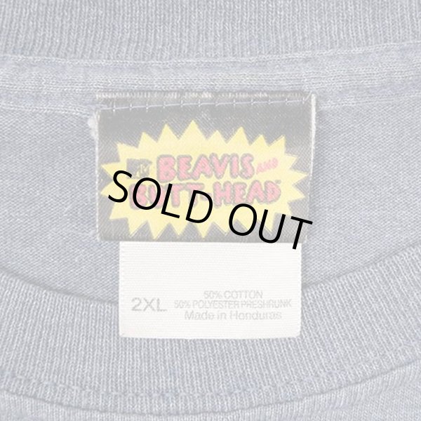画像2: 00's BEAVIS AND BUTT-HEAD プリントTシャツ (2)