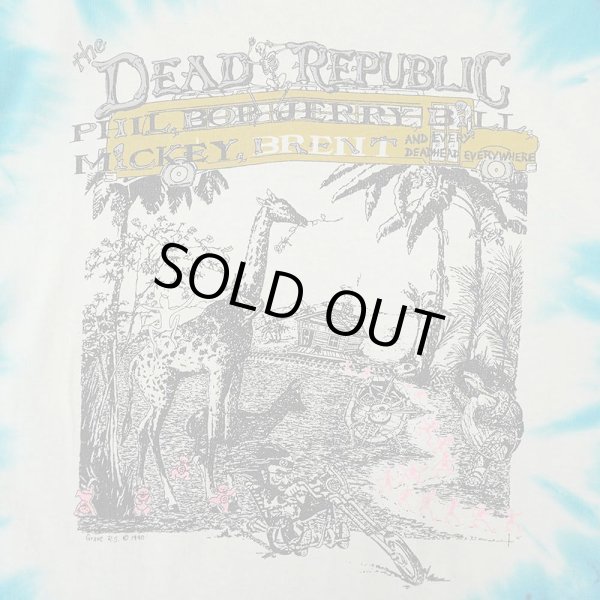 画像3: 90's DEAD REPUBLIC タイダイTシャツ "MADE IN USA" (3)