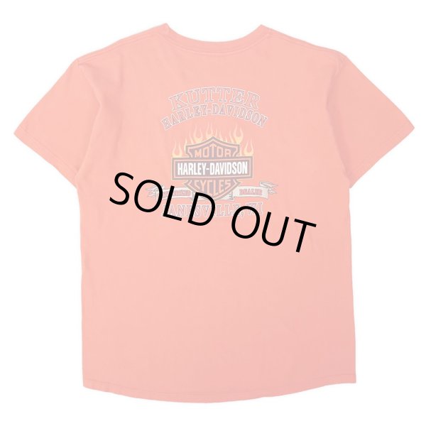 画像2: 00's HARLEY-DAVIDSON 両面プリント ポケットTシャツ "MADE IN USA" (2)