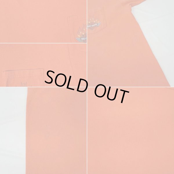 画像6: 00's HARLEY-DAVIDSON 両面プリント ポケットTシャツ "MADE IN USA" (6)