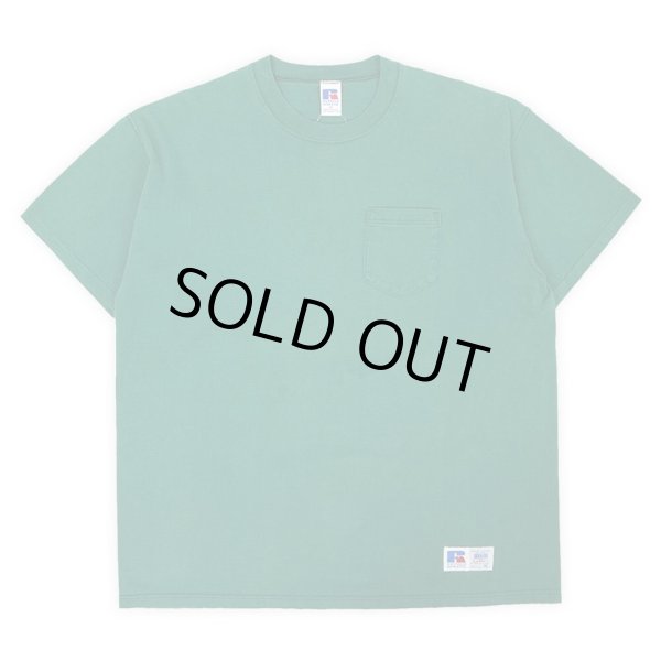 画像1: 90's RUSSELL ポケットTシャツ "GREEN / MADE IN USA" (1)
