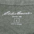 画像2: 00's Eddie Bauer ヘンリーネック サーマルカットソー (2)