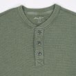 画像3: 00's Eddie Bauer ヘンリーネック サーマルカットソー (3)