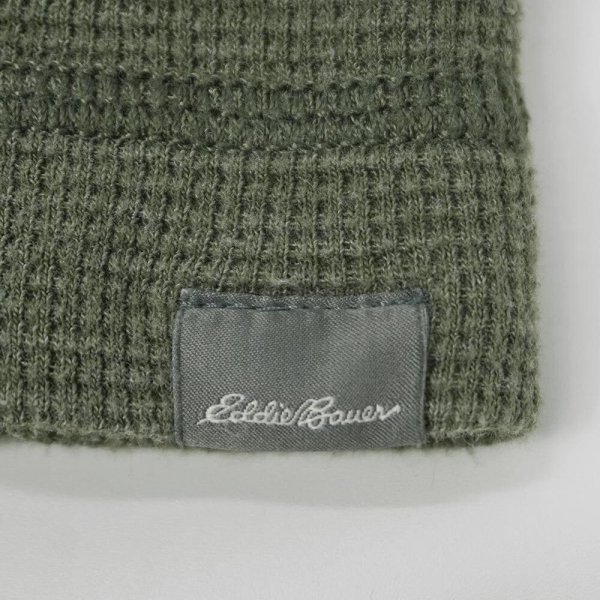 画像4: 00's Eddie Bauer ヘンリーネック サーマルカットソー (4)