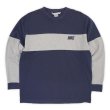 画像1: 00's NIKE バイカラー L/S カットソー (1)