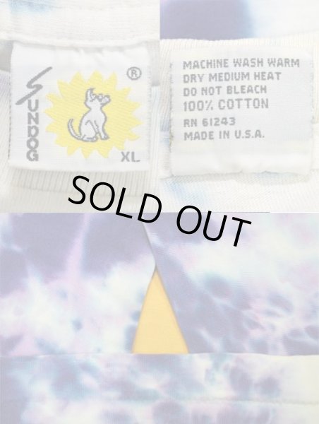 画像3: 90's SUNDOG タイダイ染めTシャツ “MADE IN USA” (3)