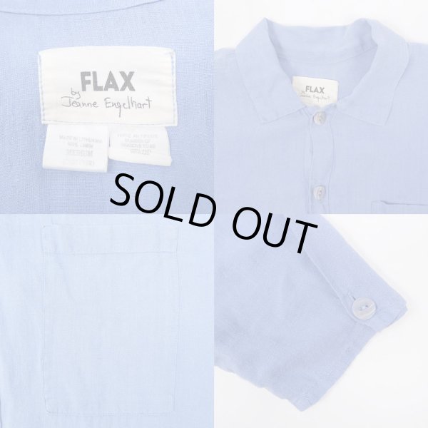 画像3: 90's FLAX リネン シャツジャケット (3)
