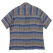 画像2: 90's STACY ADAMS S/S リネン オープンカラーシャツ (2)