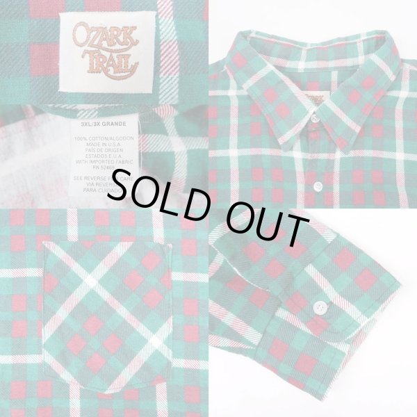 画像3: 80's OZARK TRAIL プリントネルシャツ "MADE IN USA / DEADSTOCK" (3)