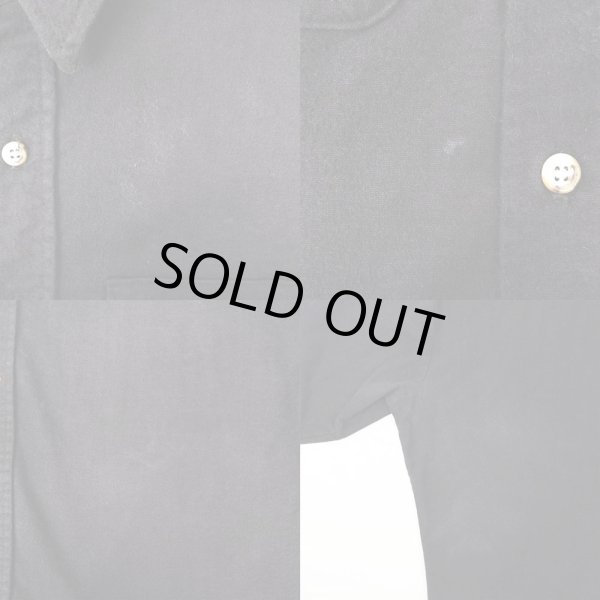 画像4: 90's FIVE BROTHER シャモアクロス ワークシャツ “BLACK / MADE IN USA” (4)