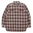 画像1: 90's Polo Ralph Lauren フランネル ワークシャツ "STANFIELD WORK SHIRT" (1)