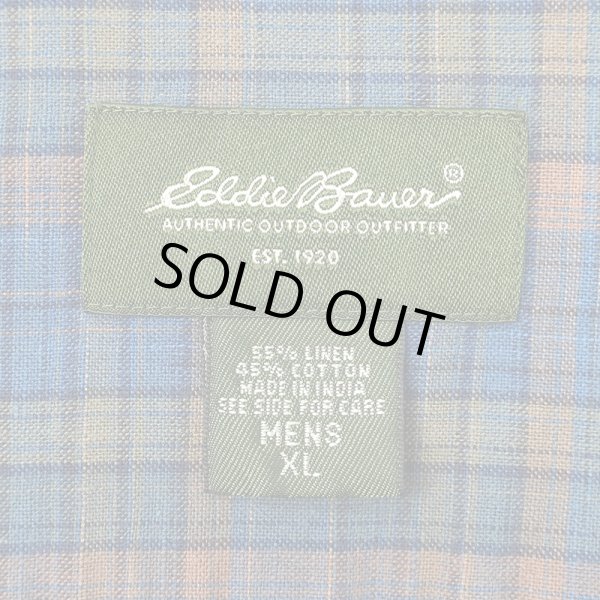 画像2: Early 00's Eddie Bauer S/S レギュラーカラーシャツ (2)