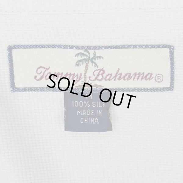 画像2: 00's Tommy Bahama S/S オープンカラー シルクシャツ (2)