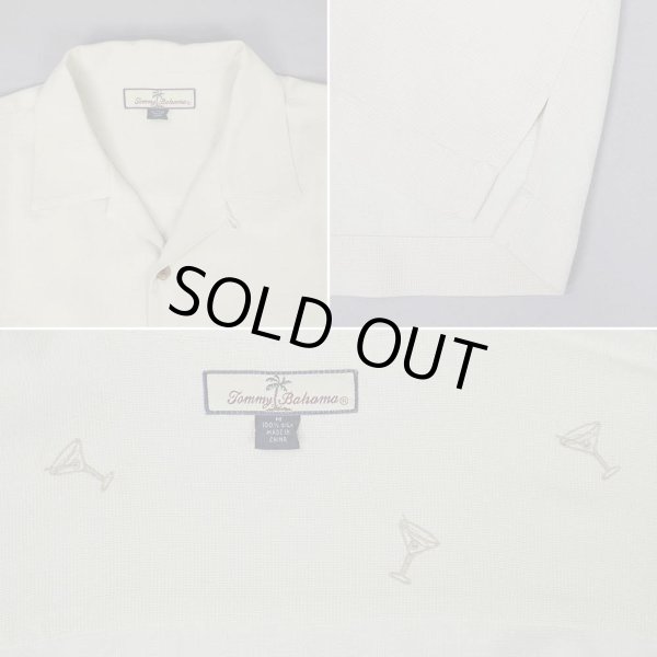 画像3: 00's Tommy Bahama S/S オープンカラー シルクシャツ (3)