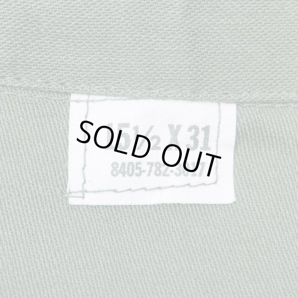 画像2: 70's US.ARMY コットンサテン ユーティリティシャツ  "DEADSTOCK" (2)