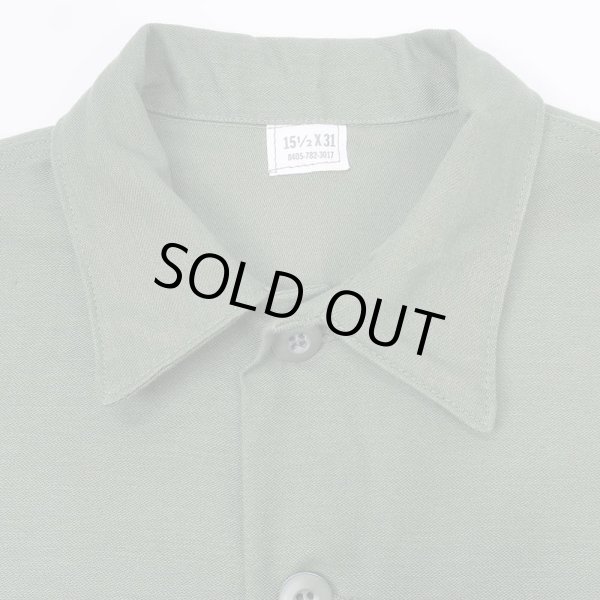 画像4: 70's US.ARMY コットンサテン ユーティリティシャツ  "DEADSTOCK" (4)