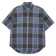 画像1: 90's Polo Ralph Lauren S/S ボタンダウンシャツ "BLAIRE / Black Plaid" (1)