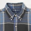 画像4: 90's Polo Ralph Lauren S/S ボタンダウンシャツ "BLAIRE / Black Plaid" (4)