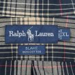 画像2: 90's Polo Ralph Lauren ボタンダウンシャツ "BLAKE / Black Ombre Plaid" (2)