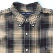 画像3: 90's Polo Ralph Lauren ボタンダウンシャツ "BLAKE / Black Ombre Plaid" (3)
