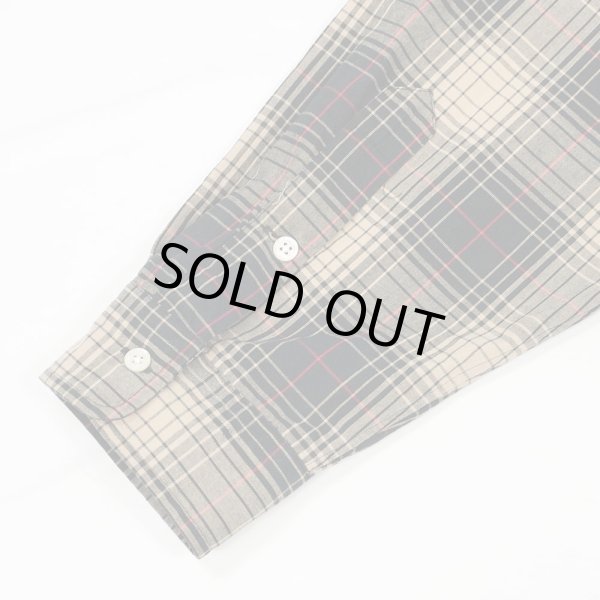 画像4: 90's Polo Ralph Lauren ボタンダウンシャツ "BLAKE / Black Ombre Plaid" (4)
