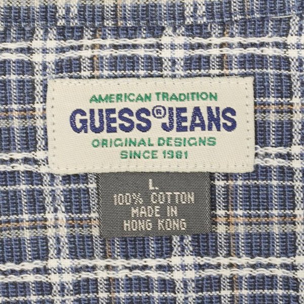 画像2: 90's GUESS JEANS ボタンダウンシャツ (2)