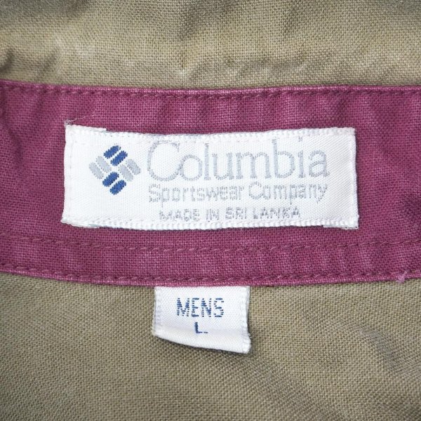 画像2: Early 90's Columbia キャンバスフィールドシャツ (2)