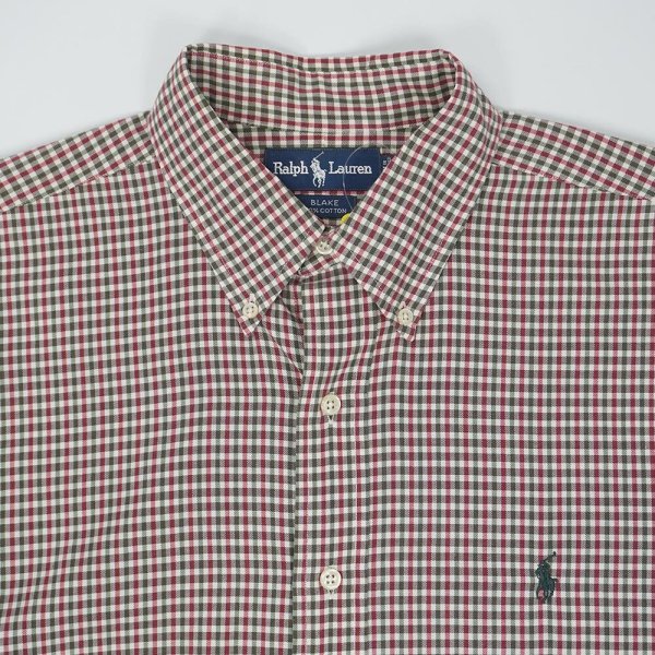 画像3: 90's Polo Ralph Lauren ボタンダウンシャツ "BLAKE" (3)