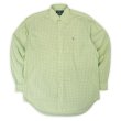 画像1: 90's Polo Ralph Lauren ボタンダウンシャツ "BLAKE / Green Gingham Plaid" (1)
