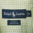 画像2: 90's Polo Ralph Lauren ボタンダウンシャツ "BLAKE / Green Gingham Plaid" (2)