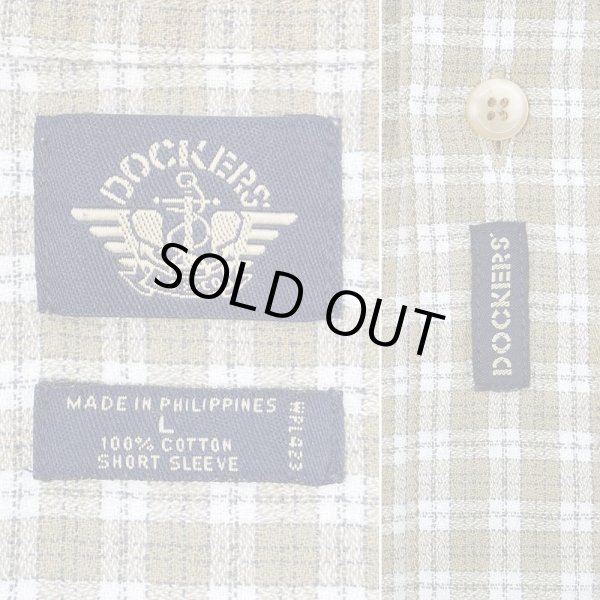 画像2: 90's DOCKERS S/S レギュラーカラーシャツ (2)
