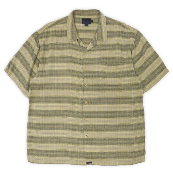 画像1: 00's Tommy Bahama S/S オープンカラーシャツ "RAYON × LINEN" (1)