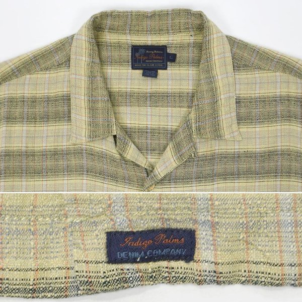 画像3: 00's Tommy Bahama S/S オープンカラーシャツ "RAYON × LINEN" (3)