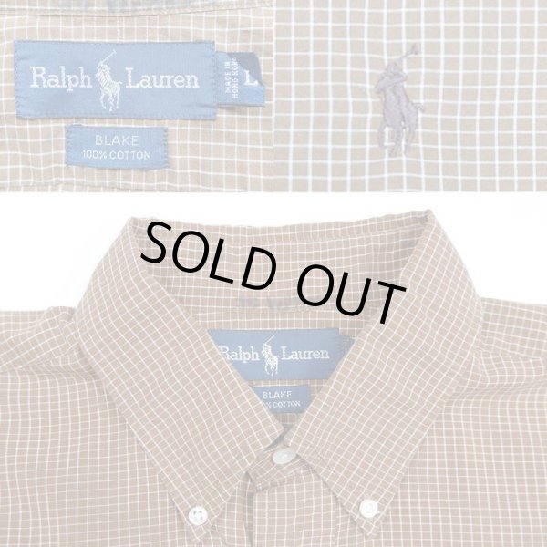 画像3: 90's POLO Ralph Lauren S/S ボタンダウンシャツ “BLAKE” (3)