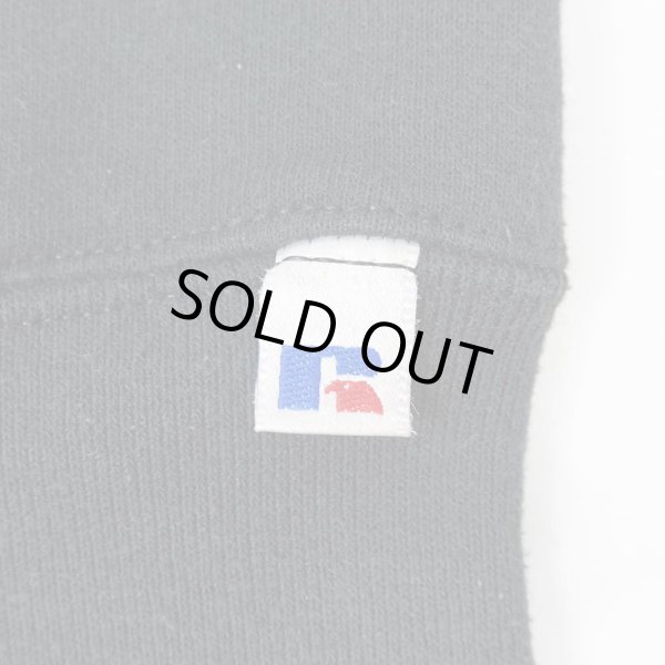 画像3: 90's RUSSELL カレッジロゴ スウェット "BLACK / MADE IN USA" (3)