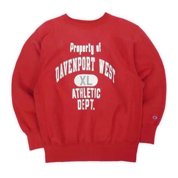 画像1: 90's Champion リバースウィーブスウェット "MADE IN USA / DAVENPORT WEST" (1)
